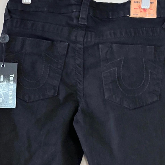 NWT Teen Boy True Religion Black Cotton Jeans - Rocco Skinny Size 14 Inseam 29" - Picture 8 of 11